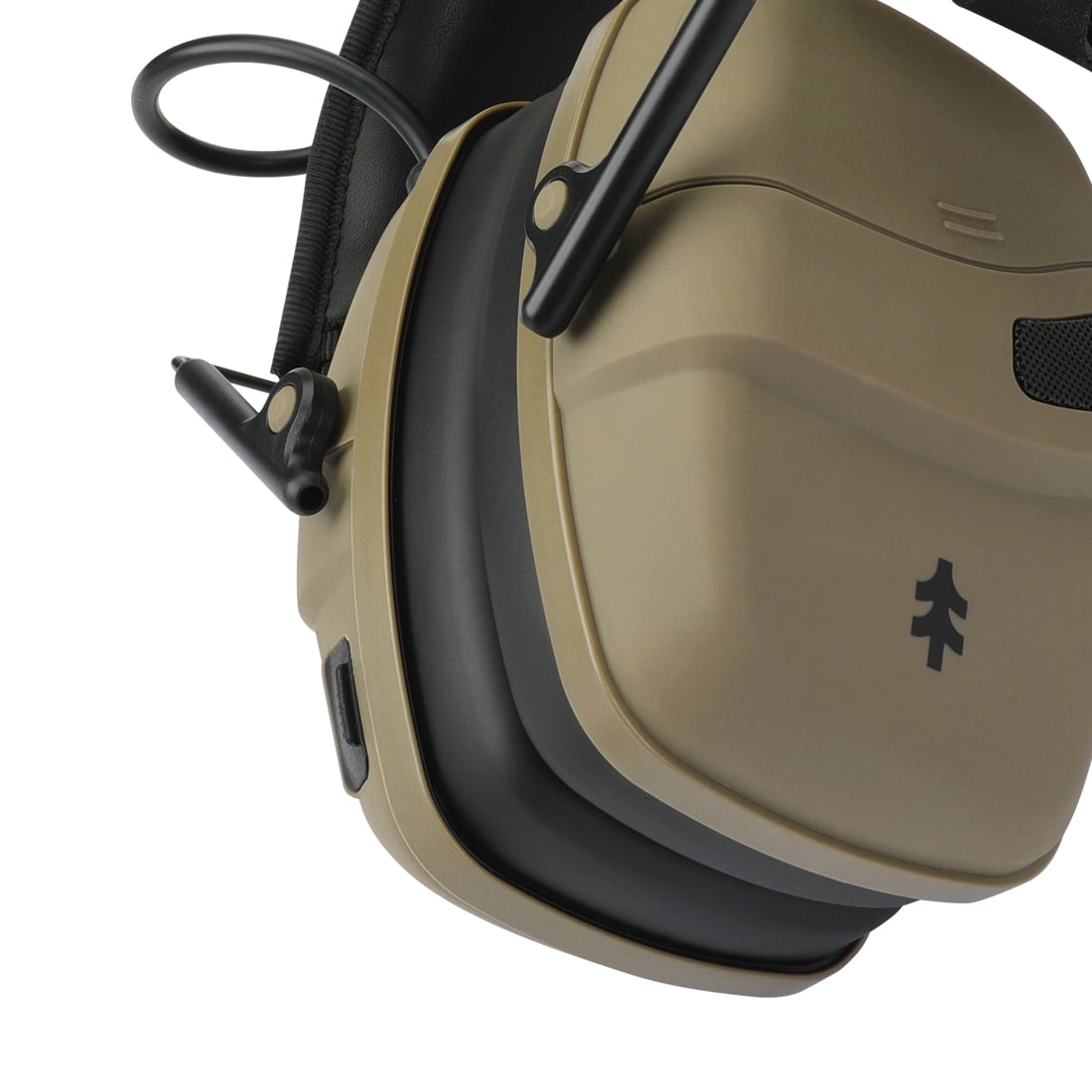 Swiss Tech Tönen SE Electronic Ear Muffs, Sound Boost 13-Level, NRR 24dB, FDE Colorway
