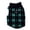 Green Plaid, variant on DoxQcs Pet Dogs Fleece Sweater,Dog Sweater Soft Fleece Vest with Leash Ring Warm Winter Pet Clothes Dog Pullover Jacket for Dogs Cats Winter Chihuahua Pet Indoor Outdoor Use