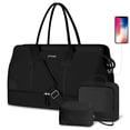 thumbnail image 1 of Bolso de viaje Weekender ETRONIK XL para mujer con juego de 3 piezas, 1 of 8