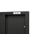 thumbnail image 6 of Metal Storage Cabinet With 2 Doors And 2 Adjustable Shelves, Metal Cabinet, Garage Storage Locker, File Cabinet For Home Office Garage Kitchen Shop, 6 of 9