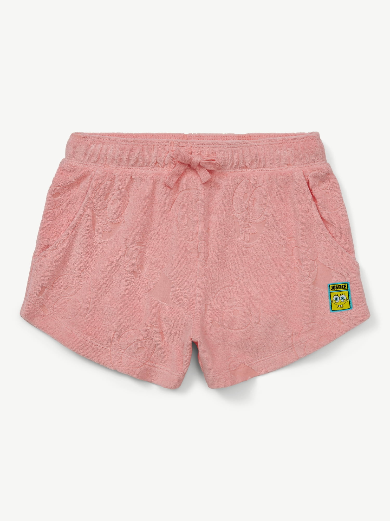 SpongeBob X Justice Girls Jacquard French Terry Short, Sizes XS - XLP