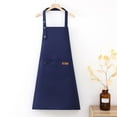 thumbnail image 6 of Luoshdecor Kitchen Bib Apron,Kitchen Apron Waterdrop Resistant Cotton with Pocket for Kitchen Cooking, 6 of 6