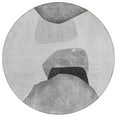 thumbnail image 2 of Addison Rugs Chantille Indoor/Outdoor Transitional Organic Gray Washable Round Rug, 8' x 8', 2 of 6