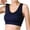 Navy, variant on SHENGYUAN Bras for Women Plus Size Womens Rimless Yoga Running Cross Straps Underwear Sports Bra With Pads White,L