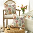 thumbnail image 4 of Easter Eggs Flower Throw Pillow Cover, 12 x 20 Inch Easter Spring Cushion Case Decoration for Sofa Couch, 4 of 6