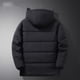 thumbnail image 5 of Puntoco Chaqueta De Invierno Para Hombre, De Color Liso, Con Manga Larga, Con Cremallera, Bolsillo, Botón Y Terciopelo Grueso, Cálida, 5 of 7