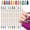 12 Colors-1mm, variant on Nail Art Pens 12 Colors, Dual Tip Nail Art Markers & Nail Polish Pens Set, Quick Drying Waterproof Acrylic Paint Markers for Nail Art Design, Dotting, Liner, Graffiti,DIY Manicure Tools
