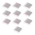 thumbnail image 2 of 10Pcs 6063 Disipadores De Calor De Enfriamiento De Aluminio Disipador De Calor Del Disipador De Calor 20 * 20 * 6m M CUTICAT Fregadero de calor del radiador, 2 of 8