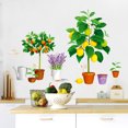 thumbnail image 2 of Ins Fresh and Warm Creative Plant Pottery Wall Stickers Living Room Glass Doors and Windows Stickers, 2 of 5