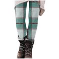 thumbnail image 6 of gbyLJF Women's Yoga Pants Plaid Printed High Waisted Tight Pants Stretchy Butt Lifting Leggings for Women, 6 of 7