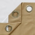 thumbnail image 4 of Deconovo Blackout Curtain Panels for Small Windows, Thermal Grommet Curtains, 52 x 45 Inch, Champagne, 2 Panels, 4 of 5
