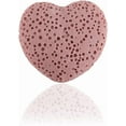 thumbnail image 6 of 1 Box 24PCS Pink Heart Shaped Lava Rock Beads Natural Volcanic Stone Essential Oil Diffuser Gemstone Valentine Spacer Loose Bead Bulk for Jewelry Making Bracelets DIY Craft Supply, 6 of 8