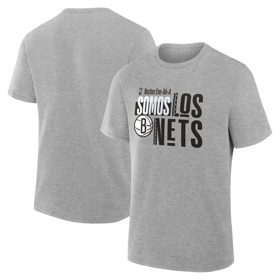 Men's Gray Brooklyn Nets Noches Training T-Shirt