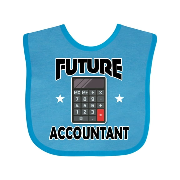Inktastic Accounting Future Accountant Baby Boys or Girls Baby Bib