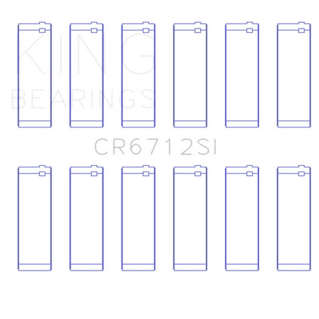 King Bearings CR6712SI0.25 Connecting rod bearing for FORD V6 TRITON, OHV Fits select: 1997-2003,2005-2008 FORD F150