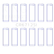 King Bearings CR6712SI0.25 Connecting rod bearing for FORD V6 TRITON, OHV Fits select: 1997-2003,2005-2008 FORD F150