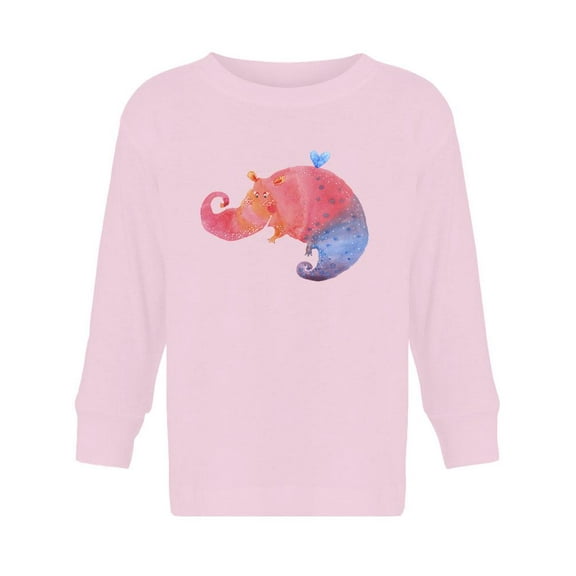 Watercolor Animal Long Sleeve Toddler -Image by Shutterstock,  2 Toddler