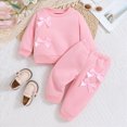 thumbnail image 2 of mgoYE Baby Girl Clothes 3 Months Ruffle Romper Toddler Girl Floral Cotton Pant Sets Girls Clothing Outfit(Pink,12-18 Months), 2 of 6