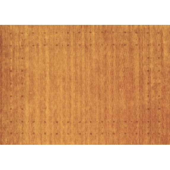 Ahgly Company Indoor Rectangle Abstract Brown Contemporary Area Rugs, 8' x 12'