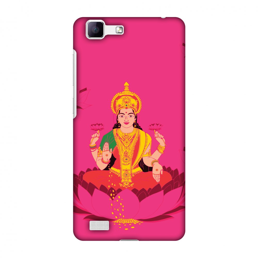 Vivo Y35 Case, Vivo V1 Case Almighty Laxmi, Hard Plastic Back Cover