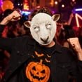 thumbnail image 4 of Masquerade Mask White Sheep Animal Design 12 X 11 Inch for Halloween Masquerade Party and All Ages Dress Up Play, 4 of 6