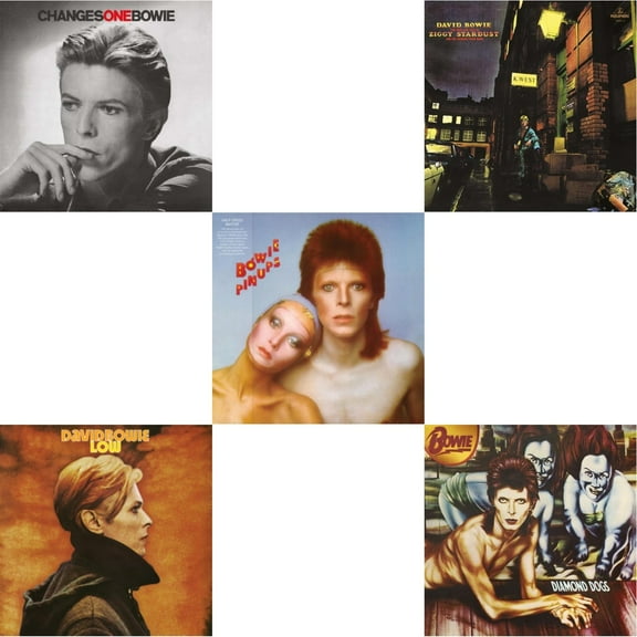 Changesonebowie (180G) & Low (2017 Remaster) & Pinups (2015 Remaster) & Rise & Fall Of Ziggy Stardust (2012 Remaster) & Diamond Dogs (2016 Remastered Version) [LP Vinyl Bundle]