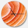 thumbnail image 1 of DesignArt Kazakhstan Rouge agate macro Grande Horloge Murale, 1 of 2