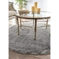 thumbnail image 3 of nuLOOM Cloud Faux Sheepskin Soft & Plush Shag Area Rug, 7' 6" x 9' 6", Gray, 3 of 8