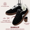 thumbnail image 4 of Ecetana Women's Sneakers Casual Tennis Shoes Slip Resistant Low Top Walking Shoes, 4 of 7