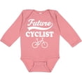 thumbnail image 3 of Inktastic Future Cyclist Childs Bicyle Boys or Girls Long Sleeve Baby Bodysuit, 3 of 5