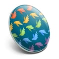 thumbnail image 2 of Flock of Rainbow Birds Flying in Pattern Metal 1.1" Tie Tack Hat Lapel Pin Pinback, 2 of 4