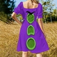 thumbnail image 4 of Purple Tentacle - Day of the Tentacle DOTT Dress summer women's dress 2024 clothing women summer 2024, 4 of 6