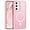 Pink, variant on for Samsung Galaxy A14 Case Compatible With MagSafe Magnetic Slim Translucent Matte Skin Feeling Shockproof Protective Anti-Scratch for A14 5G/4G, Black
