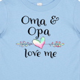thumbnail image 4 of Inktastic Oma and Opa Love Me- Heart Grandchild Boys or Girls Baby T-Shirt, 4 of 5