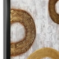 thumbnail image 5 of LuxenHome 2-Piece Gold and Brown Metal with Black Rectangle Frame Wall Decor Set, 5 of 6