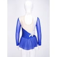 thumbnail image 4 of iEFiEL Big & Little Girls Sequins Floral Figure Ice Skating Dance Dress,Sizes 4-14, 4 of 7