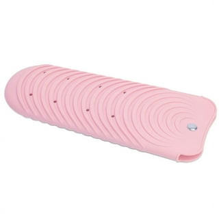 Heat Resistant Silicone Mat Pouch For Curling Iron Hair Straightener Flat  Iron And Hair Styling Tool