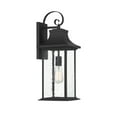 thumbnail image 4 of Hancock 1-Light Outdoor Wall Lantern in Matte Black, 4 of 5