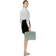 thumbnail image 5 of MOSISO for Macbook Air/Pro 13.3" Laptop Sleeve Briefcase Handbag Multifunctional Polyester Carrying Pouch Zipper Notebook Computer Bag, Antique Green, 5 of 6
