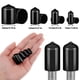 thumbnail image 2 of 80 piezas tapas de goma para extremos cubiertas de pernos flexibles tapones de tornillo protectores de rosca en 4 tamaños 1/4 a 3/4 I, 2 of 5