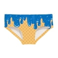 thumbnail image 3 of Shachafan Girls Swimwear Ice Print Swimsuit Kids Two Piece Bathing Sun Swim Trunks Rash Guard Beach Guards Toddlers, 3 of 4
