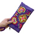 thumbnail image 6 of Joernso Women Ethnic Handmade Embroidered Wristlet Clutch Bag Zipper Purse Long Wallet, 6 of 7