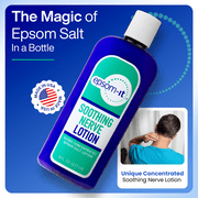 (2 pack) Epsom-It Soothing Nerve Lotion Epsom Salt Magnesium Lotion with Capsaicin & Arnica 8.0 oz