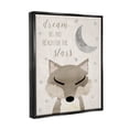 thumbnail image 4 of Stupell Industries Soft Dream Big Fox Landscape Painting Black Floater Framed Canvas Art Print Wall Art, 25 x 31, 4 of 10