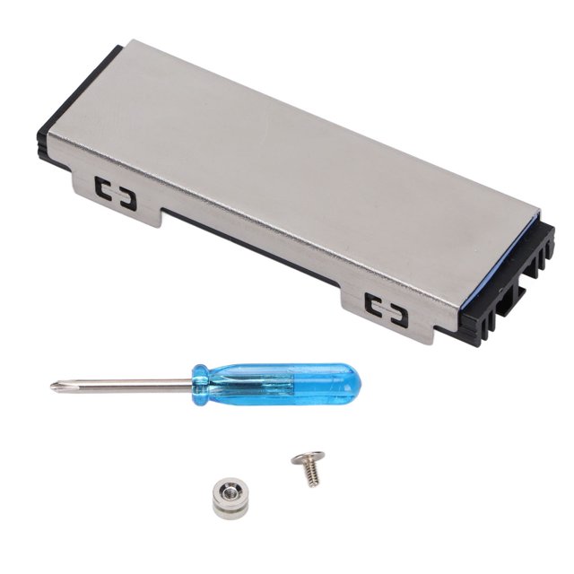 SSD Heat Sink,Aluminum Alloy Efficient Heat Dissipation Long Term Use Rust Prevention SSD Cooler,for M.2 SSD / 2280 Specification
