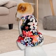 thumbnail image 4 of NIBOLOG Pet Skirt Floral Printing Thin Close-fitting Breathable Adorable Pleated Edging Soft Texture Summer Kitty Clothes Dog Outfits for Summer Sweet, 4 of 7