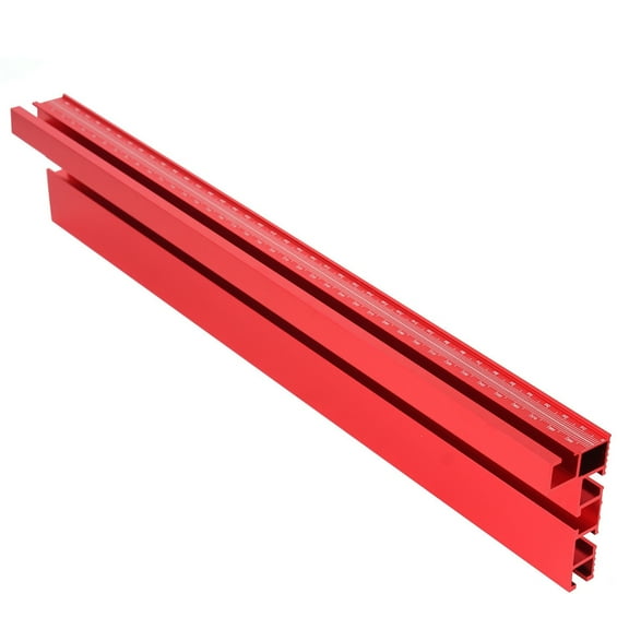 75 T-Track Table Fence Systems Woodworking Miter Gauge Fence with Scale for Router Table Woodworking Projects Accessories