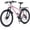 26" Pink Style B, variant on 24 Inch Mountain Bike for Women, NEORIVER 21-Speed Women's Mountain Bike, 2.125'' Tires Adult MTB with Suspension Fork, Dual Disc Brakes, Internal Wiring Frame & Auxiliary Handle