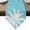 Turquoise, variant on Tropical Plants Table Runner Linen Burlap Table Runner 108 Inches Long Summer Coastal Palm Tree Leaves Vintage Blue Dresser Scarves for Kitchen Island Coffee Dining Room Party Holiday Decor 13"x108"