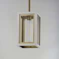 thumbnail image 3 of 30051CLWTGLD-Maxim Lighting-Neoclass - 1 Light Outdoor Pendant-12.5 Inches Tall and 7 Inches Wide-White/Gold Finish, 3 of 4